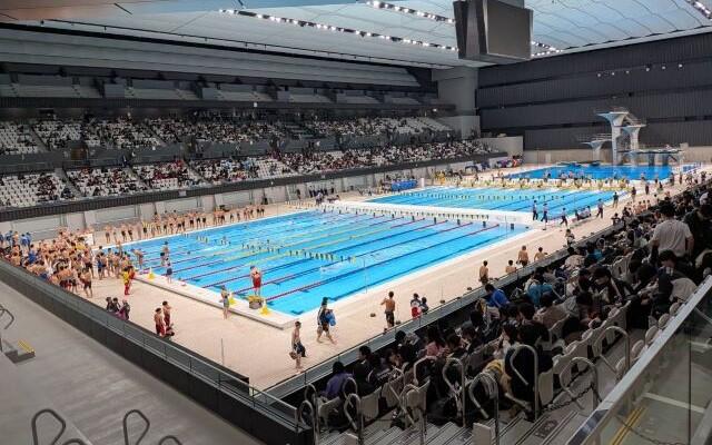 【水泳部】東京都高等学校短水路記録会に参加