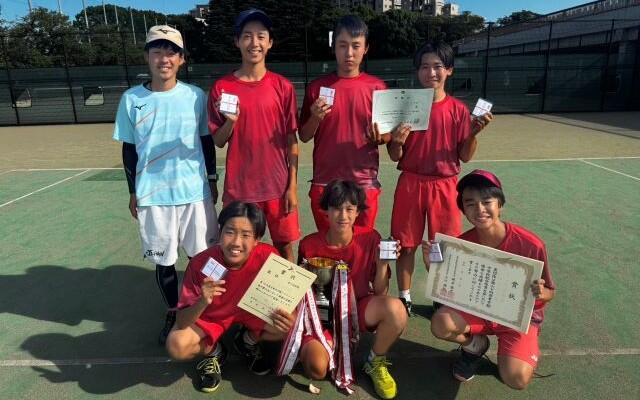 【中学男子】都大会団体戦で準優勝！関東大会出場が決まりました！